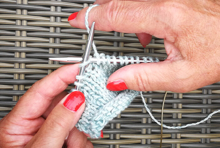 TRICOT À L'ANGLAISE étape 3